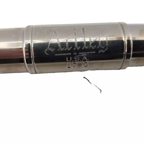 ARTLEY FLUTE  SILVER Plate in Original Case 17-0 Serial # 672106 - Picture 15 of 16